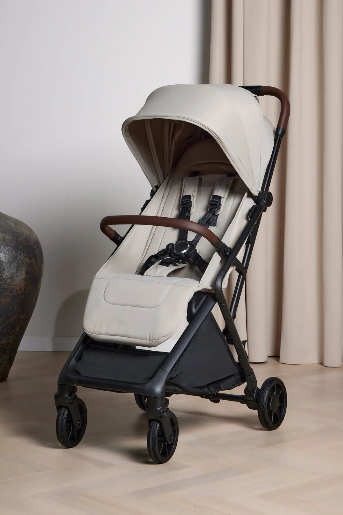 Rejseklapvogne|Beemoo Pro Venti Klapvogn inkl. Padded Transporttaske, Latte Black