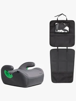 Beemoo Raise 2 i-Size Selepude inkl.  3-i-1 Sædebeskytter, Mineral Grey/Black