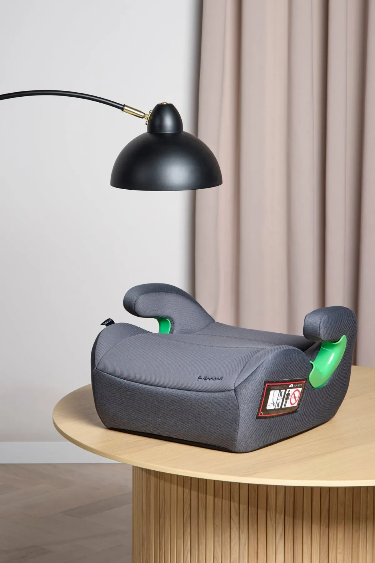 Beemoo Raise 2 i-Size Selepude inkl. 3-i-1 Sædebeskytter, Mineral Grey/Black