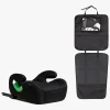 Autostolspakker|Beemoo Raise 2 i-Size Selepude ISOFIX inkl.  3-i-1 Sædebeskytter, Black Stone/Black