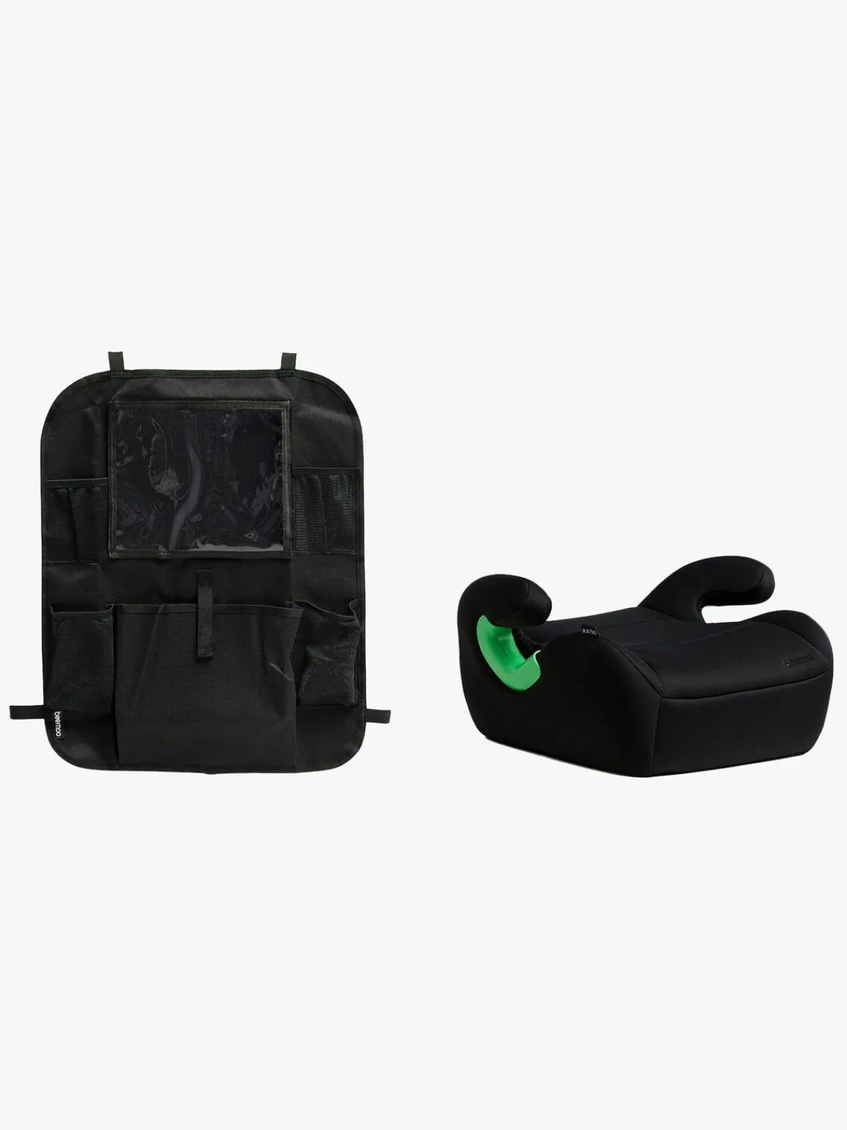 Beemoo Autostolspakker-Raise 2 i-Size Selepude inkl. Smart Organizer, Black Stone