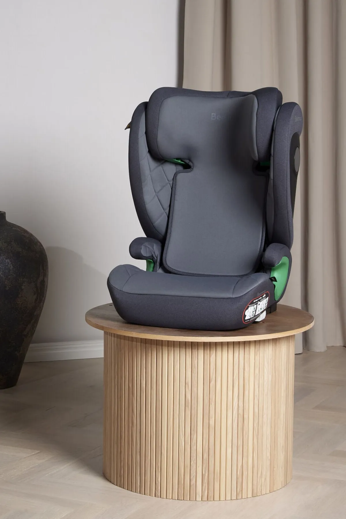 Autostole 15-36 Kg|Beemoo Range i-Size Autostol, Mineral Grey Grå