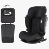 Autostole 15-36 Kg|Autostolspakker|Beemoo Recline i-Size Autostol inkl. 3-i-1 Sædebeskytter, Black Mesh