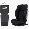 Beemoo Autostolspakker-Recline i-Size Autostol inkl. 3-in-1 Sædebeskyttelse, Black Stone