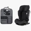 Beemoo Recline i-Size Autostol inkl. Deluxe Sædebeskytter, Black Mesh