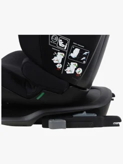 Autostole 15-36 Kg|Beemoo Recline i-Size Autostol, Black Stone Sort