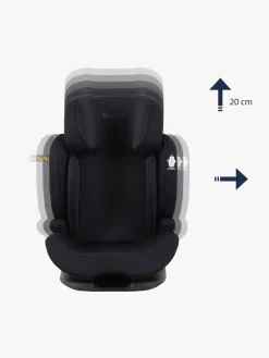 Autostole 15-36 Kg|Beemoo Recline i-Size Autostol, Black Stone Sort