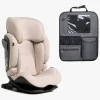 Beemoo Recline i-Size Autostol inkl.  Deluxe Sædebeskytter med Opbevaring, Oat