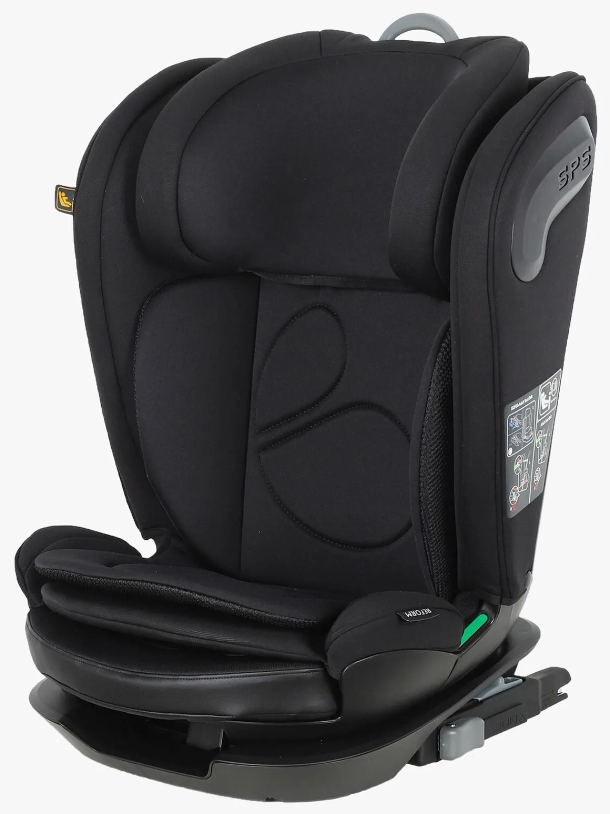 Beemoo Reform ISOFIX Autostol inkl. Smart Organizer, Black Stone