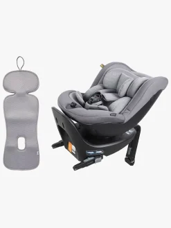 Beemoo Reverse i-Size Bagudvendt Autostol inkl. Ventilerende Hynde, Mineral Grey/Grey