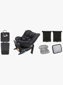 Beemoo Reverse i-Size Bagudvendt Autostol inkl. Tilbehør, Black Stone
