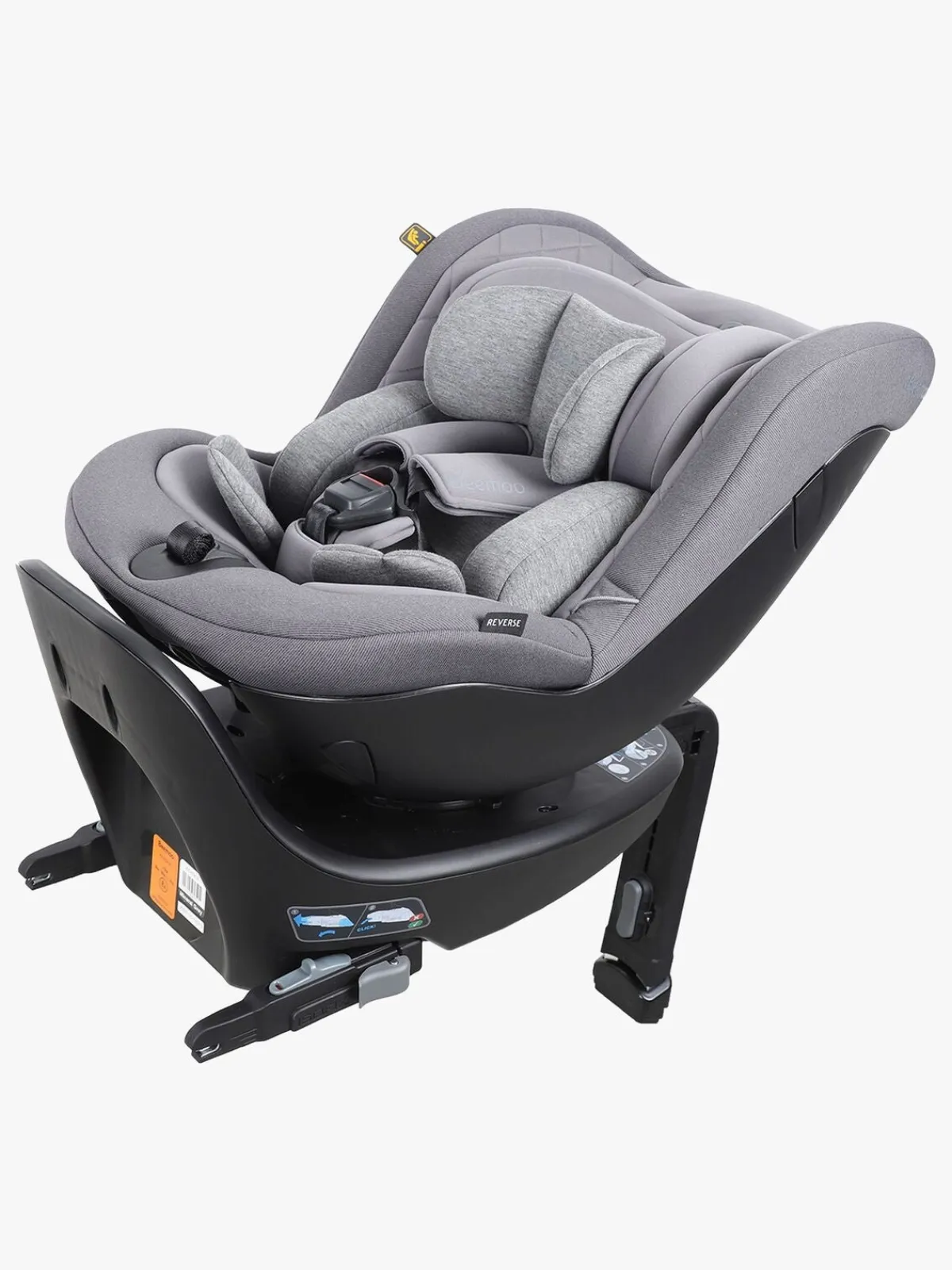 Beemoo Reverse i-Size Bagudvendt Autostol, Mineral Grey