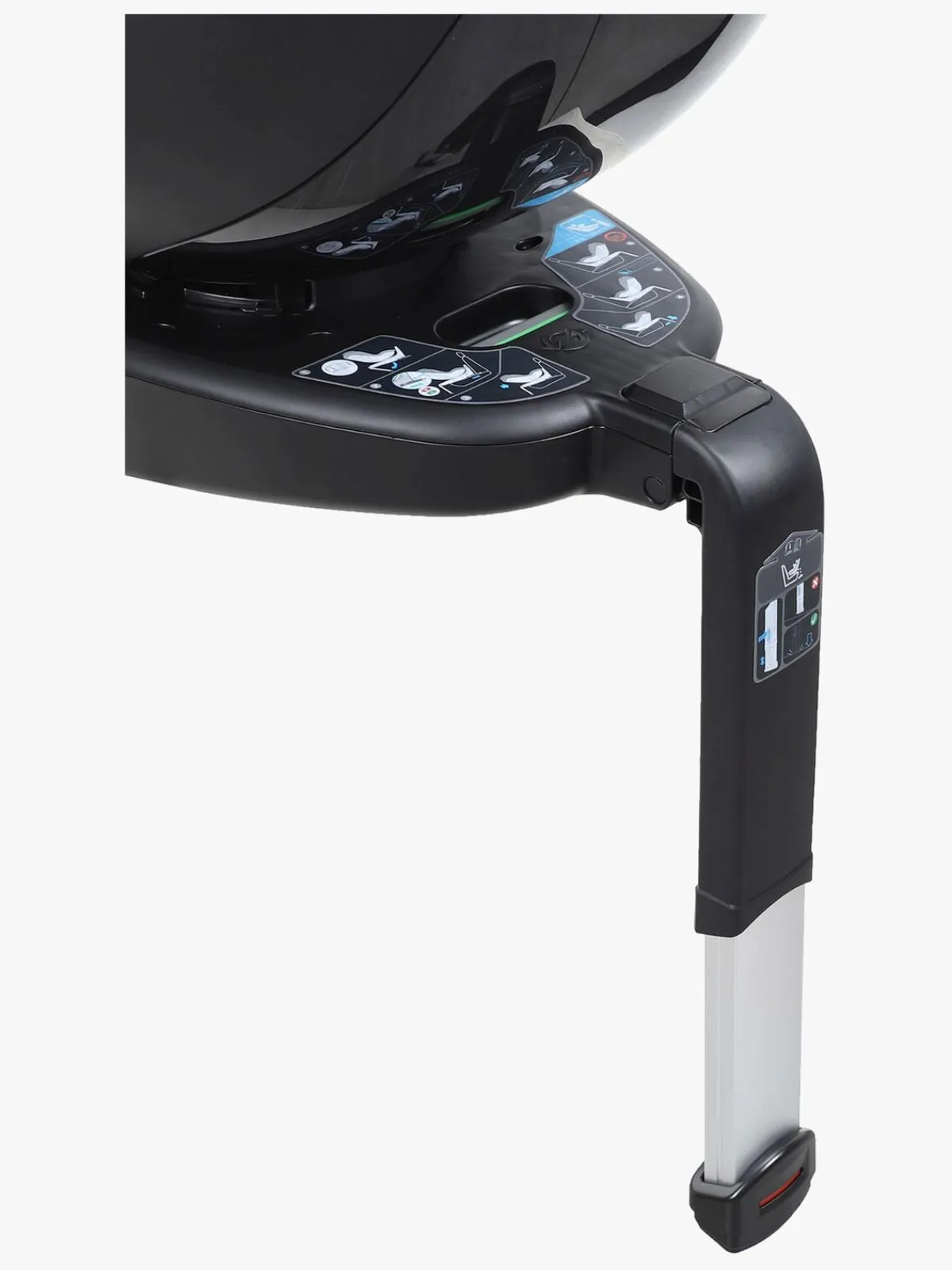 Autostole 9-36 Kg|Beemoo Reverse i-Size Bagudvendt Autostol, Black Stone Sort