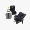Beemoo Reverse i-Size Bagudvendt Autostol Inkl. Tilbehørspakke, Black Stone