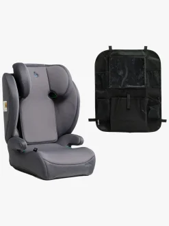 Beemoo Ride i-Size Autostol inkl. Smart Organizer, Mineral grey