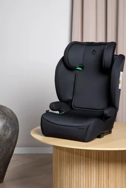 Autostolspakker|Beemoo Ride i-Size Autostol ISOFIX inkl.  Deluxe Sædebeskytter med Opbevaring, Black Stone