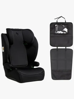Autostolspakker|Beemoo Ride i-Size Autostol inkl. 3-i-1 Sædebeskytter, Black Stone/Black