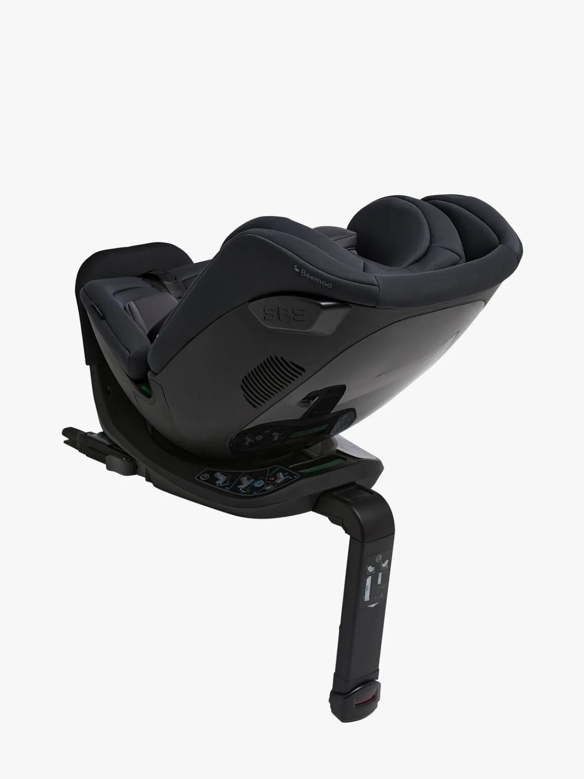Autostole 9-36 Kg|Beemoo Rotate i-Size Autostol, Anthracite Blå
