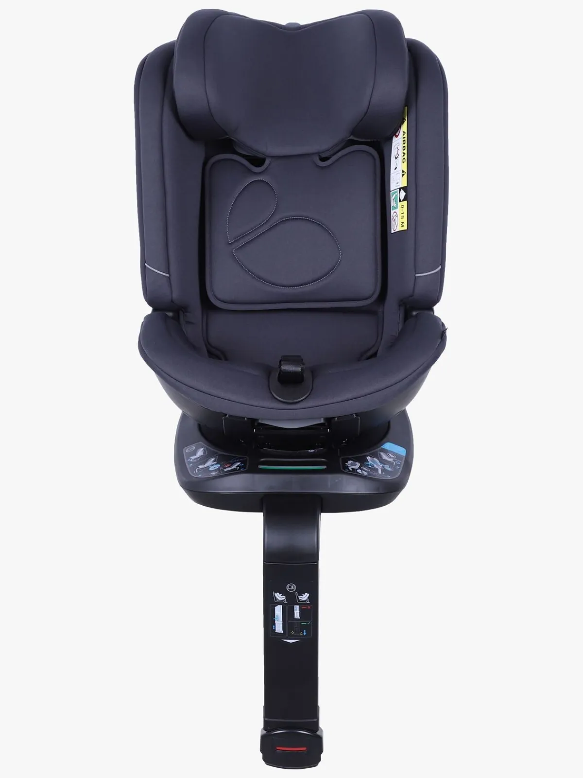 Autostole 9-36 Kg|Beemoo Rotate i-Size Autostol, Anthracite Blå