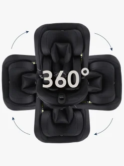 Beemoo Rotate i-Size Autostol, Black Mesh