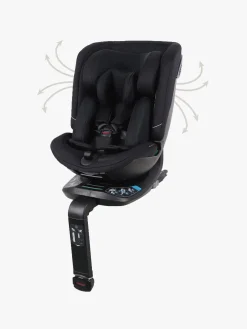 Beemoo Rotate i-Size Autostol, Black Mesh