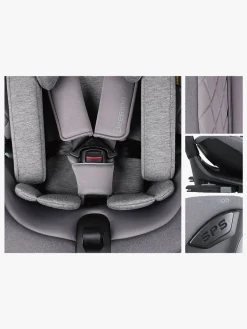 Autostole 9-36 Kg|Beemoo Rotate i-Size Autostol, Mineral Grey Grå
