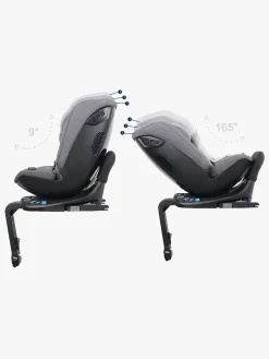 Autostole 9-36 Kg|Beemoo Rotate i-Size Autostol, Mineral Grey Grå
