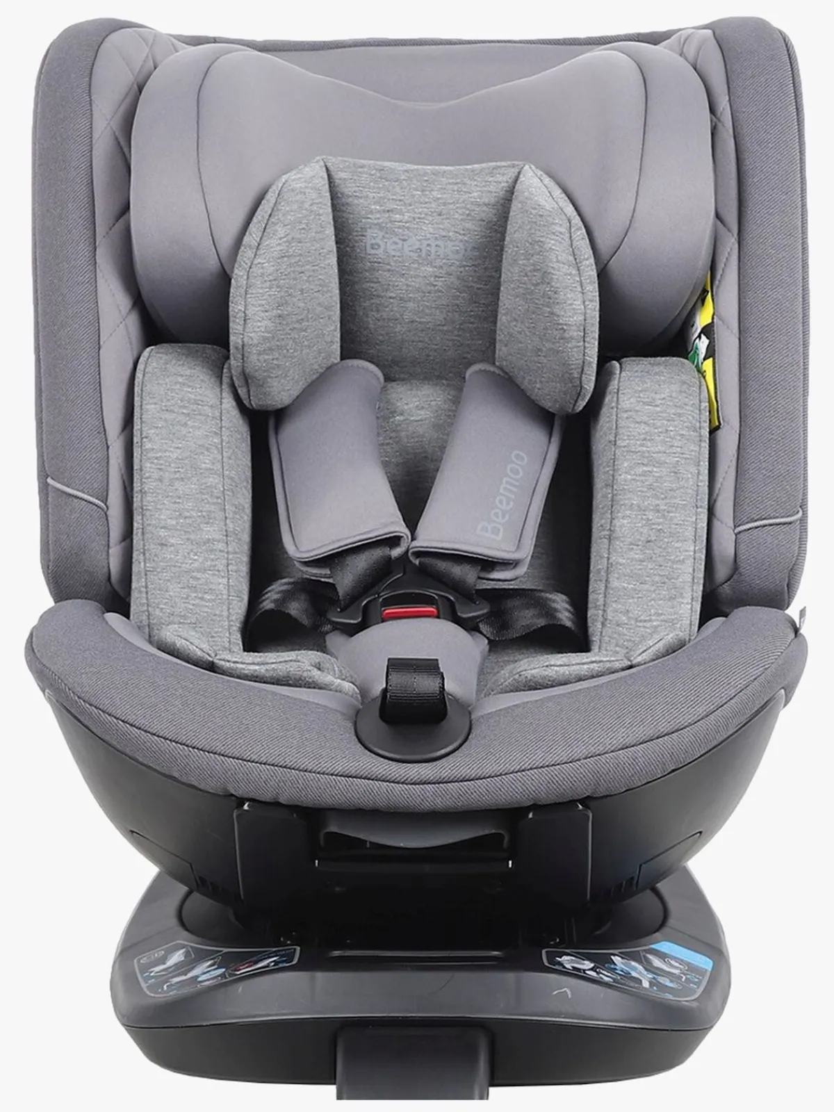 Autostole 9-36 Kg|Beemoo Rotate i-Size Autostol, Mineral Grey Grå