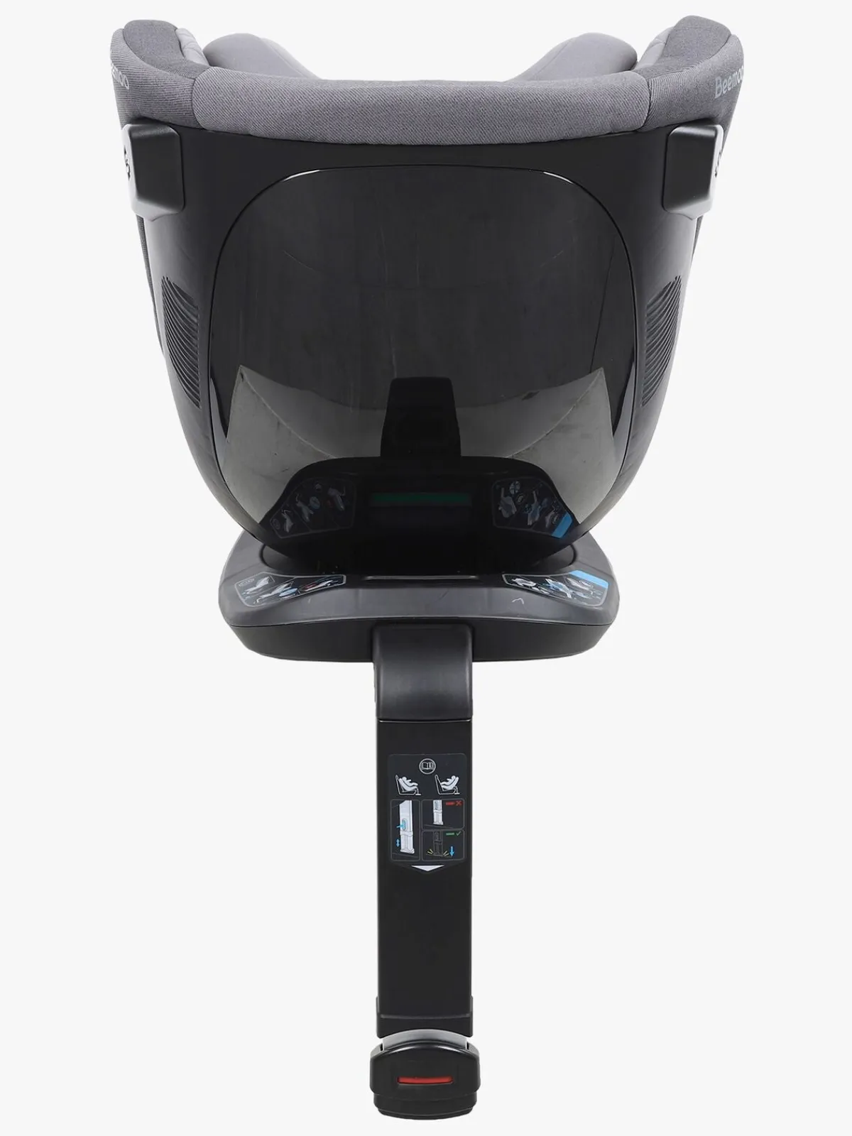 Autostole 9-36 Kg|Beemoo Rotate i-Size Autostol, Mineral Grey Grå