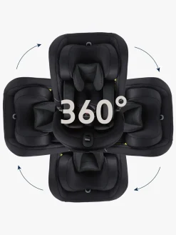 Beemoo Rotate i-Size Autostol, Black Stone