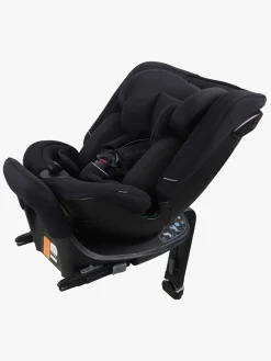 Beemoo Autostolspakker-Rotate i-Size Vendbar Autostol inkl. 3-in-1 Sædebeskyttelse, Black Stone