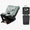Beemoo Autostolspakker-Rotate i-Size Autostol inkl. 3-i-1 Sædebeskytter, Teal/Black