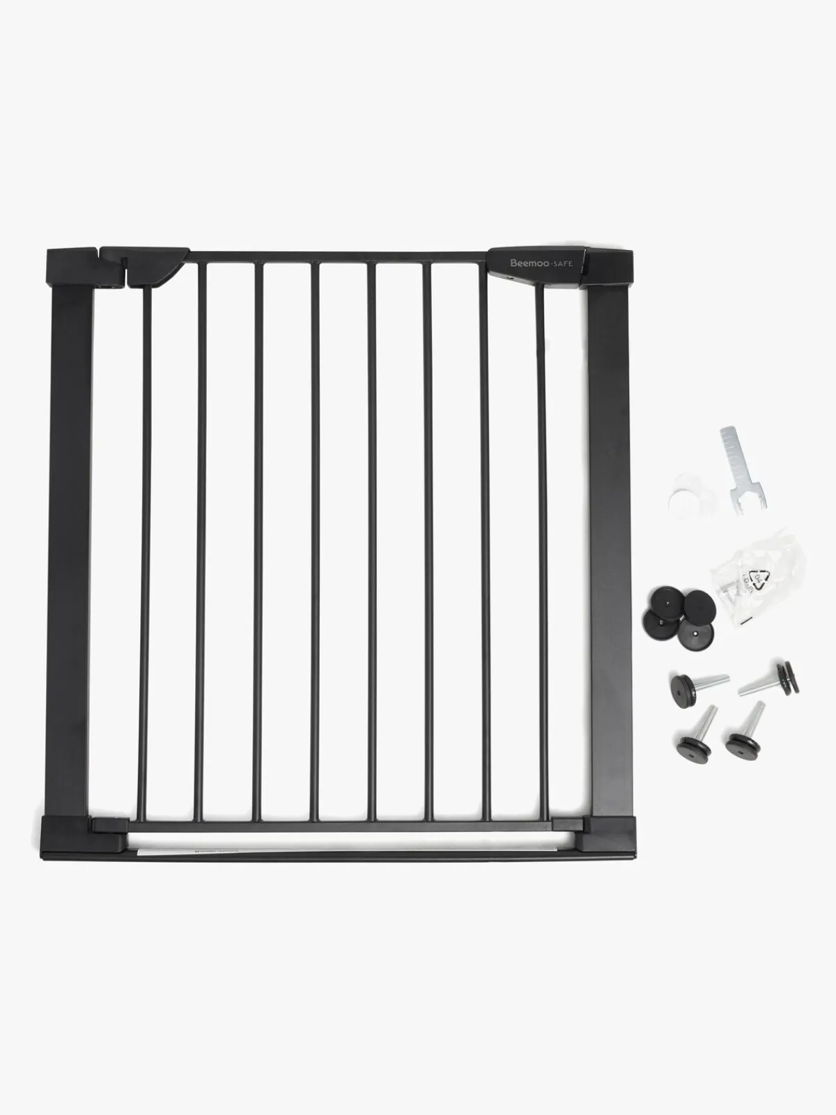 Beemoo SAFE Flat Step Sikkerhedsgitter, Black