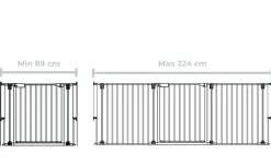 Beemoo SAFE Protect Skruegitter/rumdeler 3 Sektioner, Black