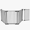 Beemoo Sikkerhed-SAFE Protect Skruegitter/rumdeler 3 Sektioner inkl. Forlængerdel 30 cm, Black