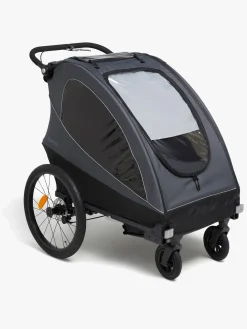 Aktivitetsvogne|Beemoo Sporty Trail Cykelanhænger inkl. Regnslag, Asphalt