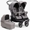 Beemoo Swing Søskendevogn inkl. Liggedel, Grey Melange