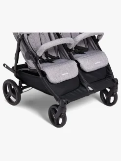 Tvillingevogne|Søskendevogne|Beemoo Twin Shopper Søskende- & Tvillingevogn, Grey Mélange Grå