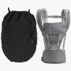 Beemoo Bæreseler, Strækvikler & Bærestole- CARE Carry Comfort 4-in-1 Bæresele & Hoftesæde inkl. Regnslag, Grey