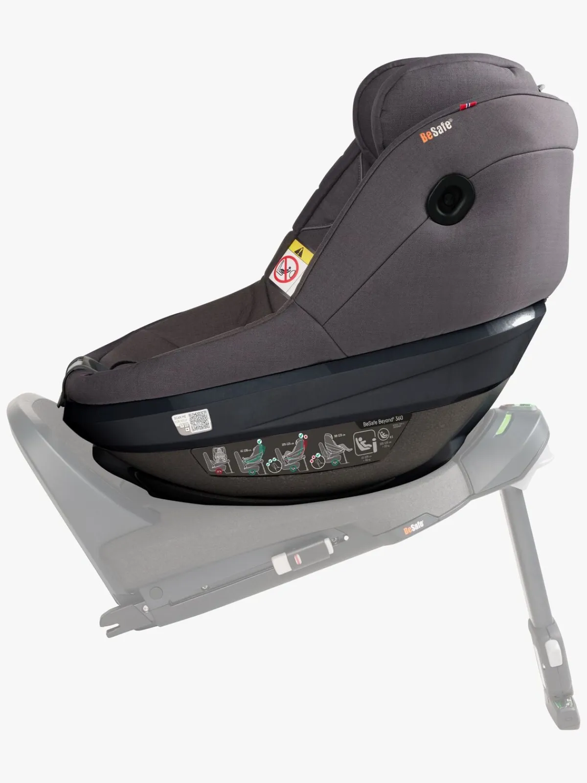 Autostole 9-36 Kg|BeSafe Beyond 2 360 Autostol, Dark Grey Mélange