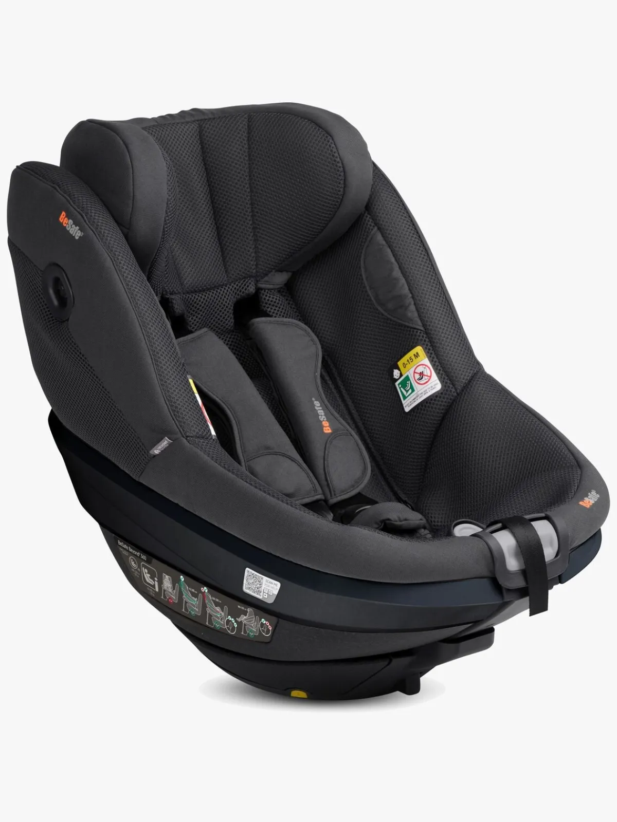 BeSafe Autostole 9-36 Kg-Beyond 2 360 Autostol, Anthracite Mesh