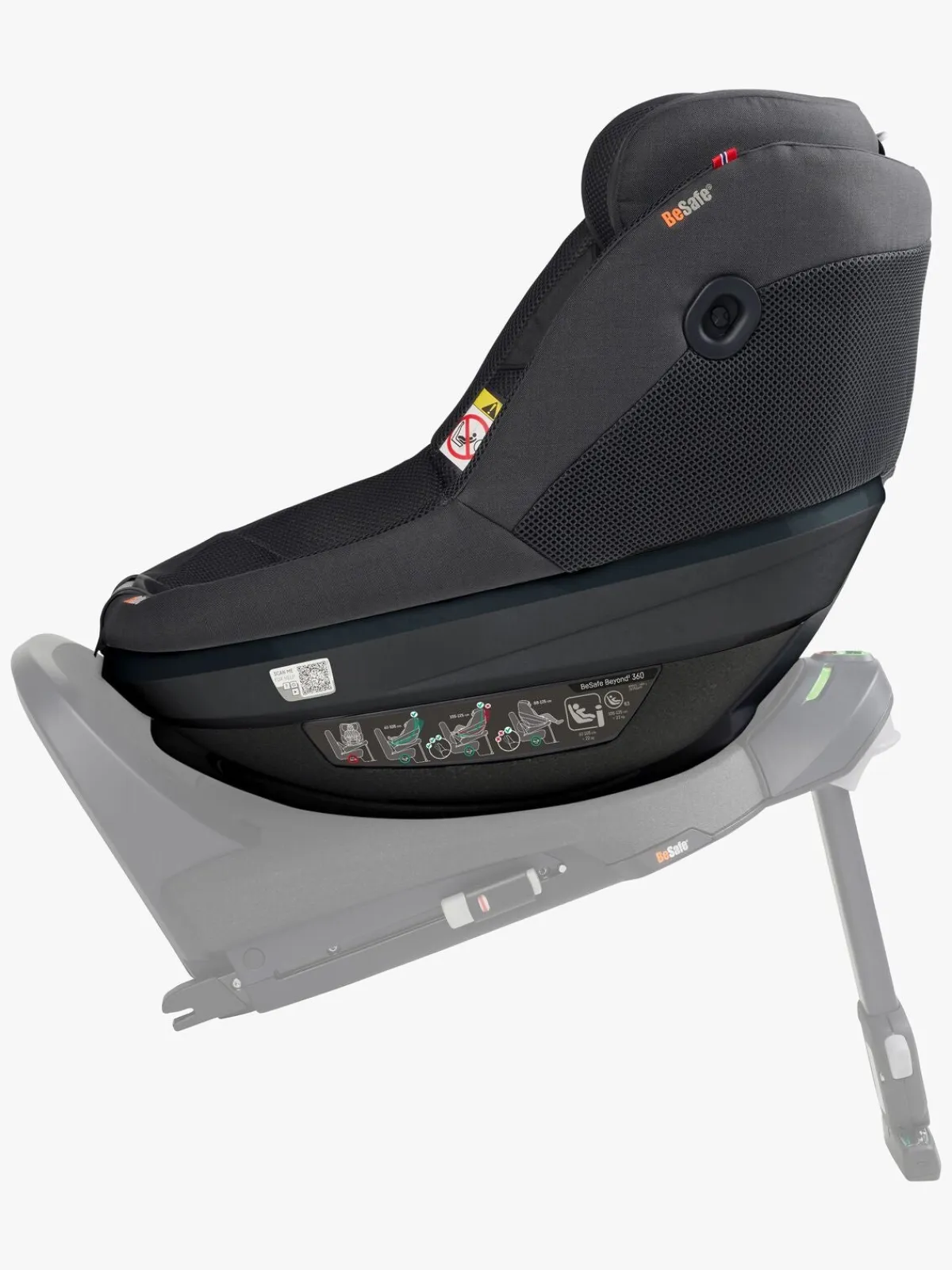 BeSafe Autostole 9-36 Kg-Beyond 2 360 Autostol, Anthracite Mesh
