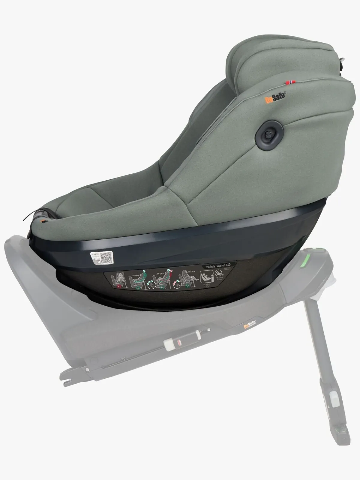 BeSafe Beyond 2 360 Autostol, Meadow Green Soft Breeze
