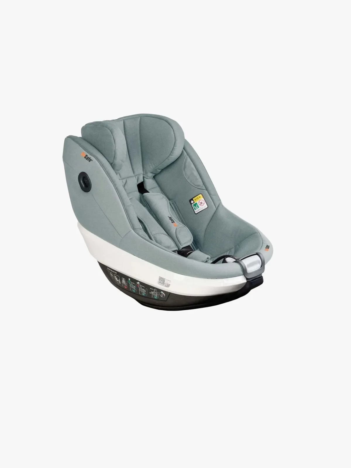 Autostole 9-36 Kg|BeSafe Beyond 360 Autostol inkl. Base, Sea Green Mélange