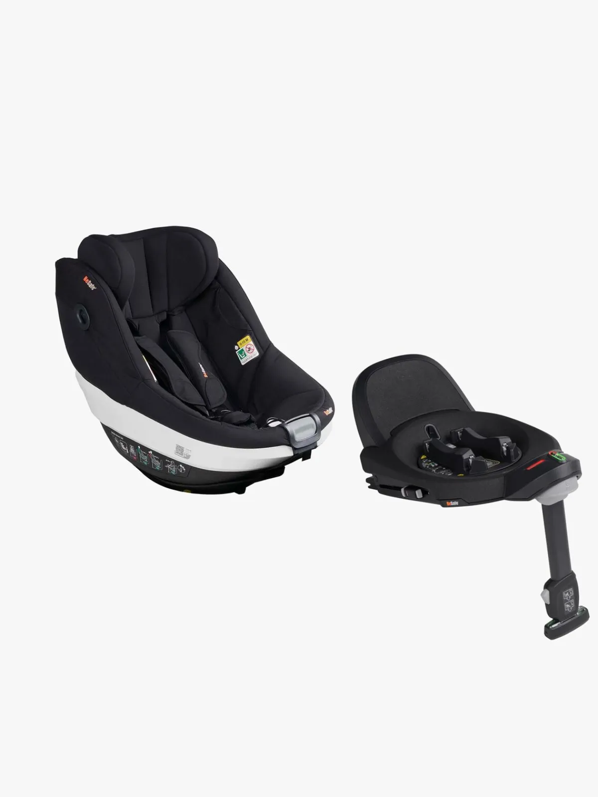 BeSafe Autostole 9-36 Kg-Beyond 360 Autostol inkl. Base, Fresh Black Cab