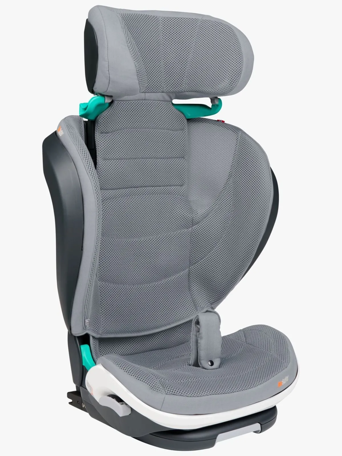 Autostole 15-36 Kg|BeSafe Flex FIX 2 Autostol, Peak Mesh Grå