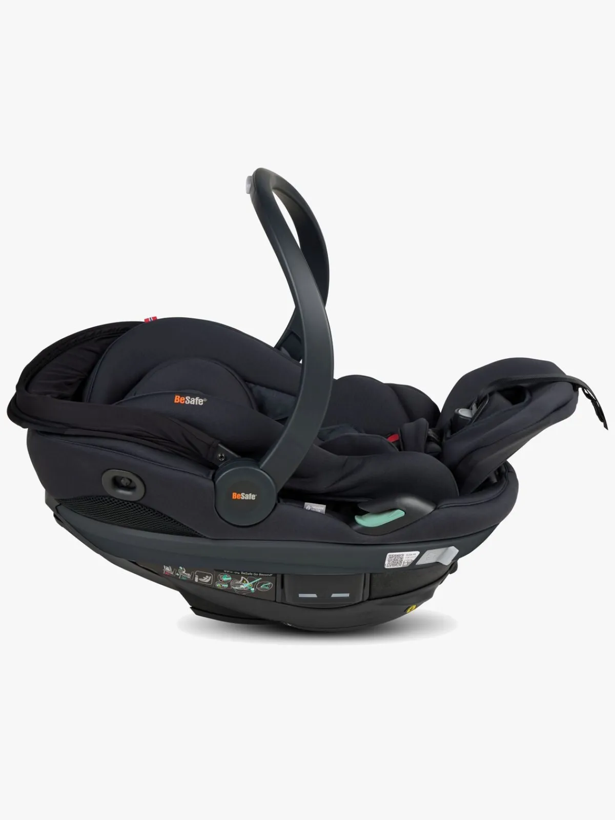 BeSafe Autostole 0-13 Kg-Go Beyond 2 Autostol Baby, Black Soft Breeze