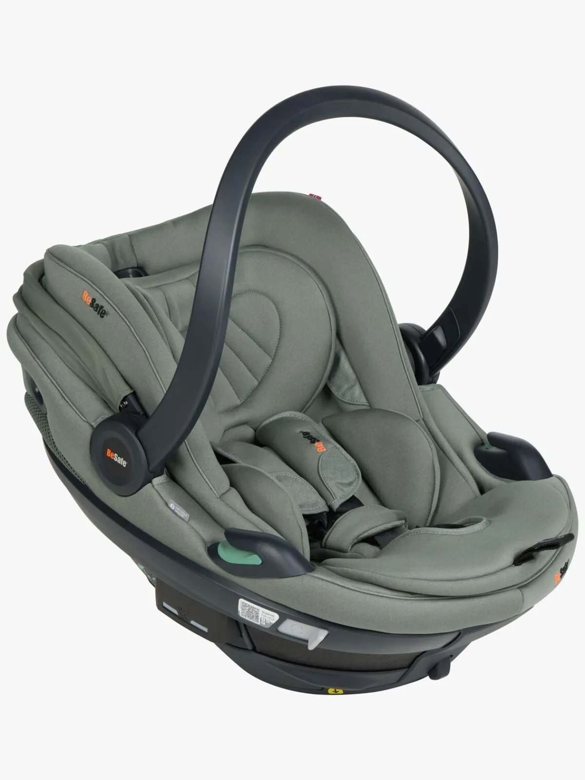 BeSafe Autostole 0-13 Kg-Go Beyond 2 Autostol Baby, Meadow Green Soft Breeze