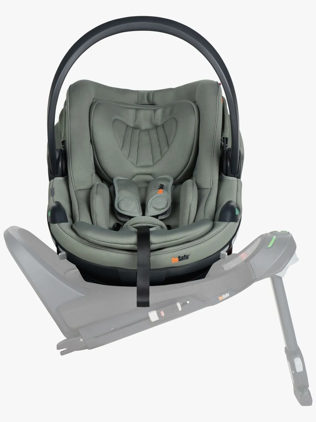 BeSafe Autostole 0-13 Kg-Go Beyond 2 Autostol Baby, Meadow Green Soft Breeze