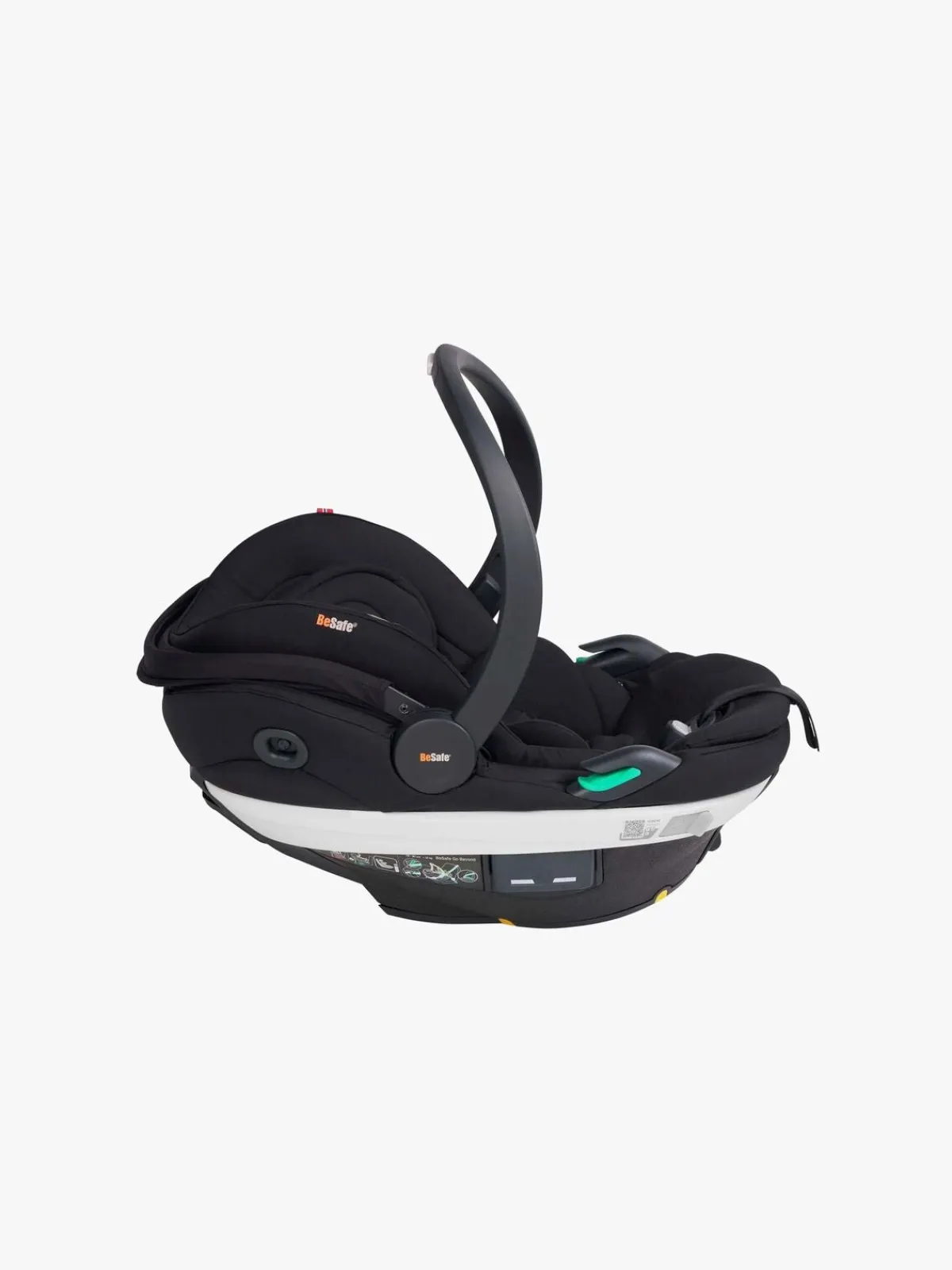Autostole 0-13 Kg|BeSafe Go Beyond Autostol Baby, Fresh Black Cab Sort